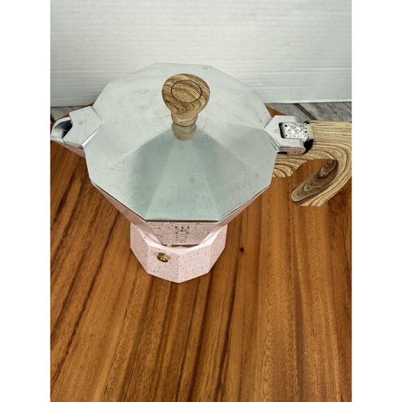 Grosche Milano Moka Stovetop Espresso Coffee Maker - 3 Cup - Hard To Find PINK! - Picture 3 of 7
